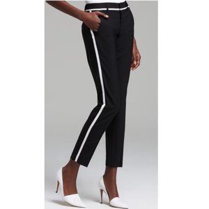 VINCE Black Skinny Strapping Trousers - SIZE 2
